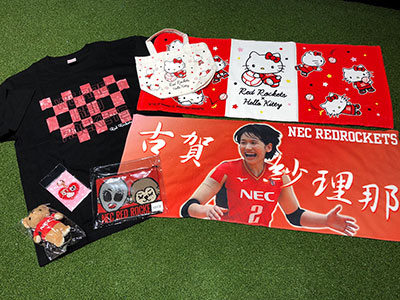 NECレッドロケッツ川崎 #9藤井選手 応援グッズ NECレッドロケッツ川崎