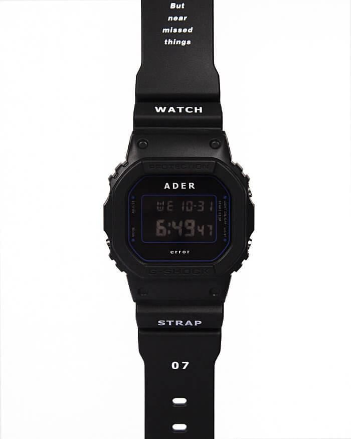 Ader Error x G-Shock DW-5600ADER-1DR Watch and Clothing - G