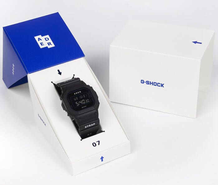 Ader Error x G-Shock DW-5600ADER-1DR Watch and Clothing - G