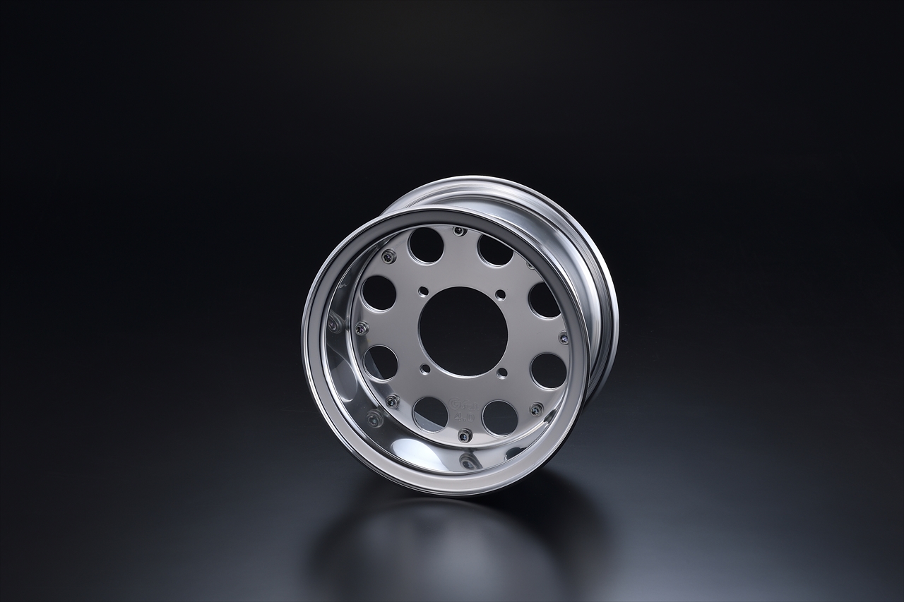 8インチ3.5Jワイドホイール 8穴タイプ 1輪分 シルバー | Gクラフト