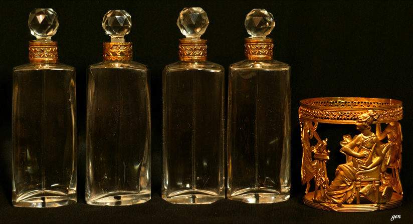 アールヌーボー 香水瓶セット アンティーク
