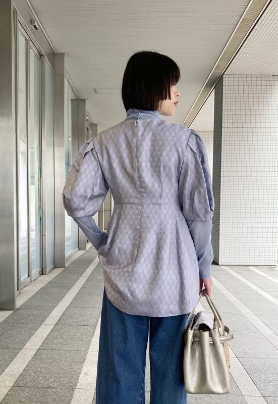 leur logette ルールロジェット 別注!! Ornament jacquard top