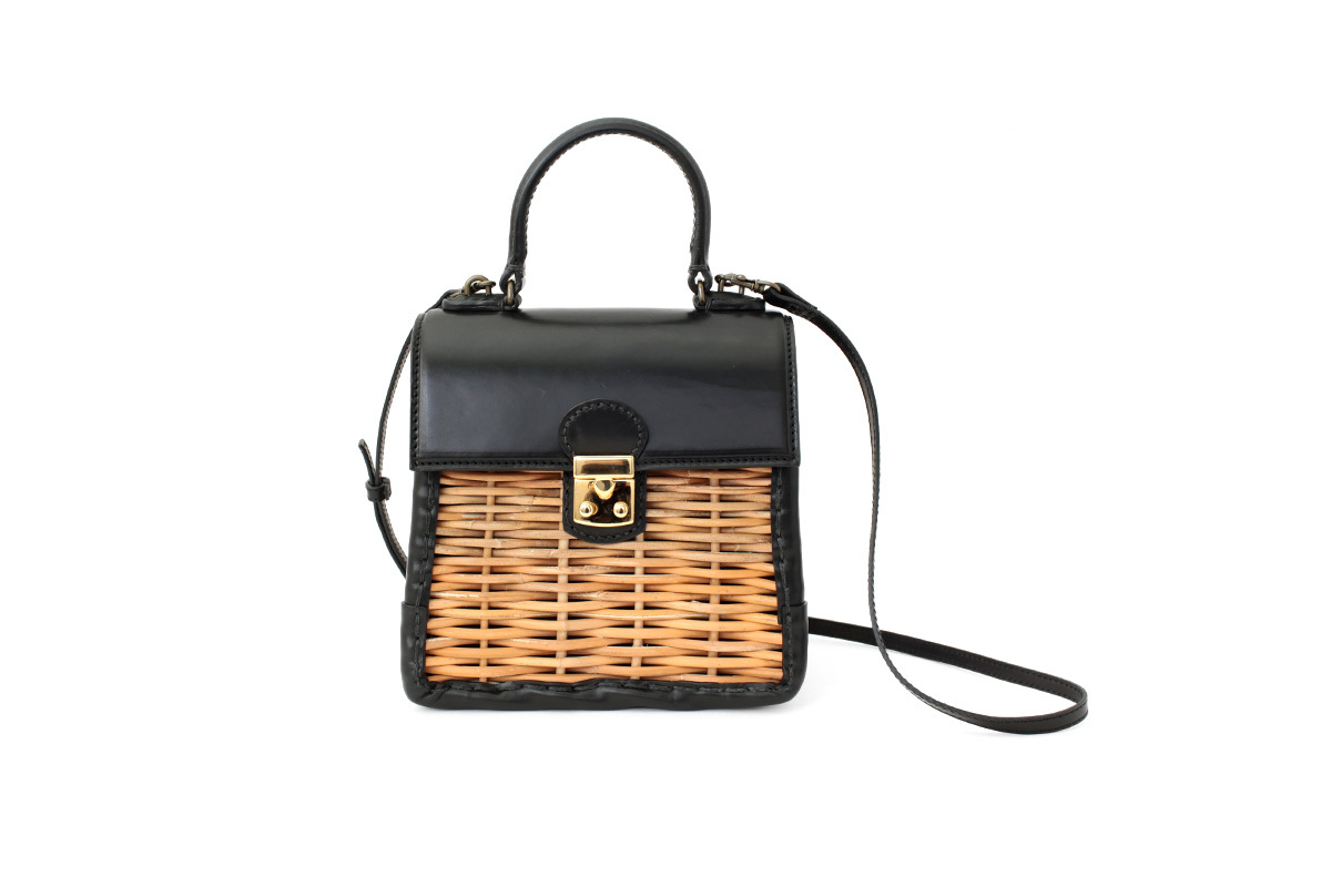 ebagos エバゴス カーフ・ハンドバッグ S