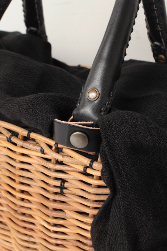 ebagos エバゴス ブライドル トート・バスケット・レザーハンドル