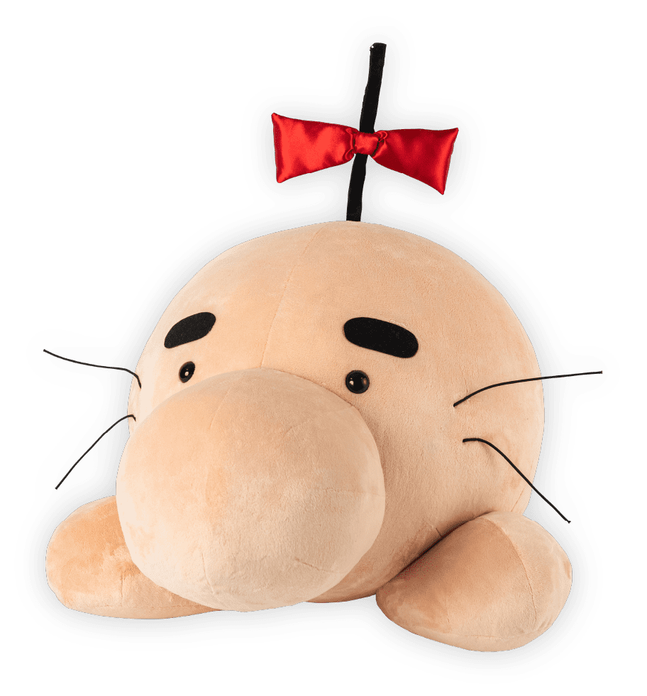 どせいさん ひざたけぬいぐるみ - 『MOTHER』の品質 たいせつにつくっ