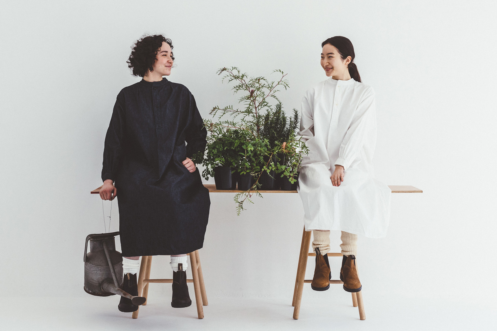 ロングスモックドレス | LDKWARE UNIFORM 2022SS