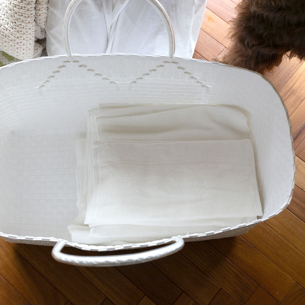 ベトナムのかご、あのひとの使い方 1・片柳玲子さん 家の中でも、車で