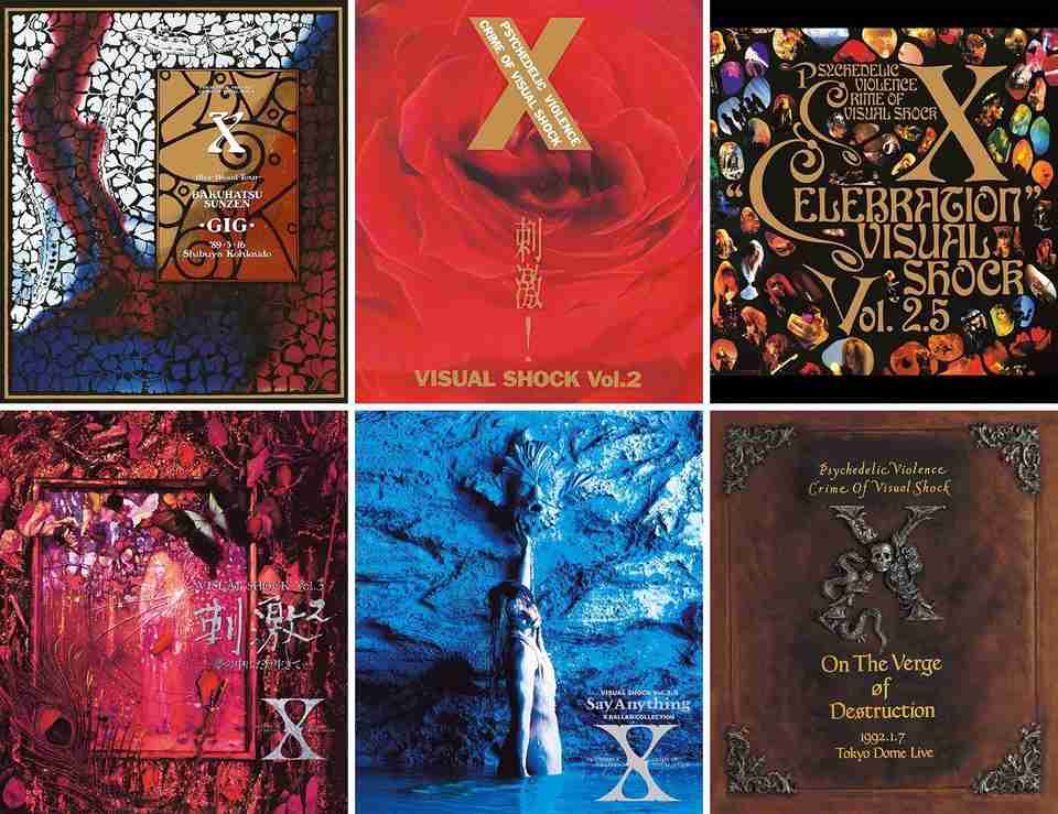 X JAPANがX時代の1989～92年に発表した映像作品6タイトルのBlu-rayが
