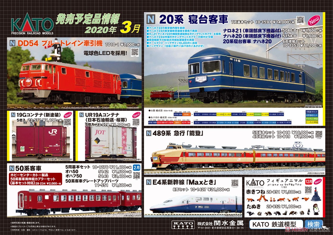 20系 寝台客車 7両基本セット (基本・7両セット) (鉄道模型) - ホビー