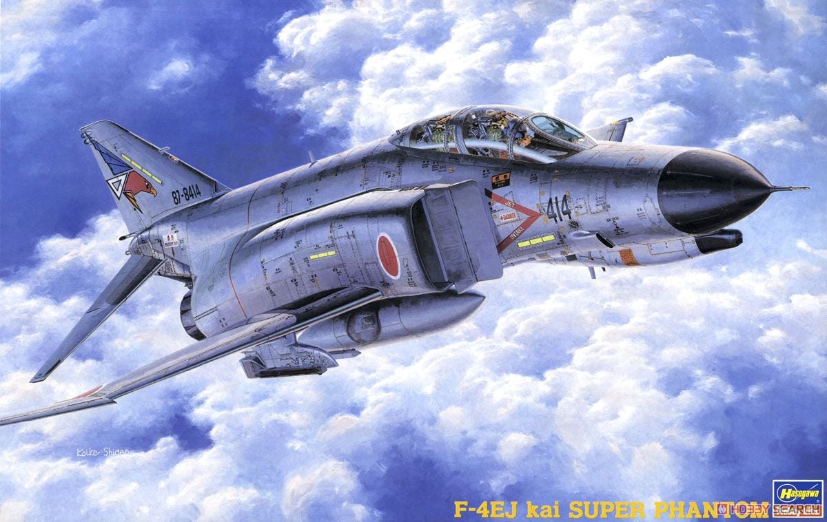 F-4EJ改 スーパーファントム w/ワンピースキャノピー (プラモデル