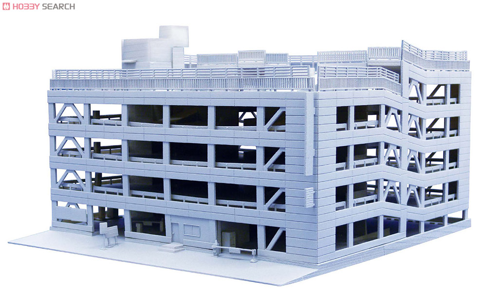 立体駐車場 (ブルー) (塗装済み組立キット) (鉄道模型) - ホビーサーチ