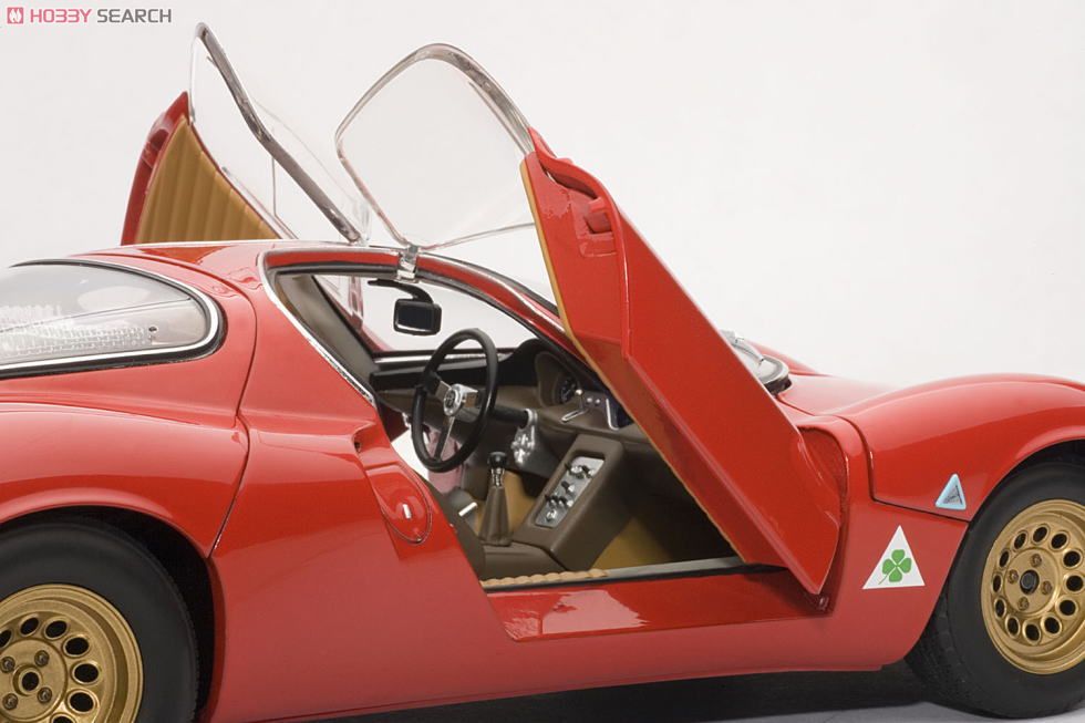 アルファロメオ ティーポ33/2 ストラダーレ プロトタイプ 1967 (レッド