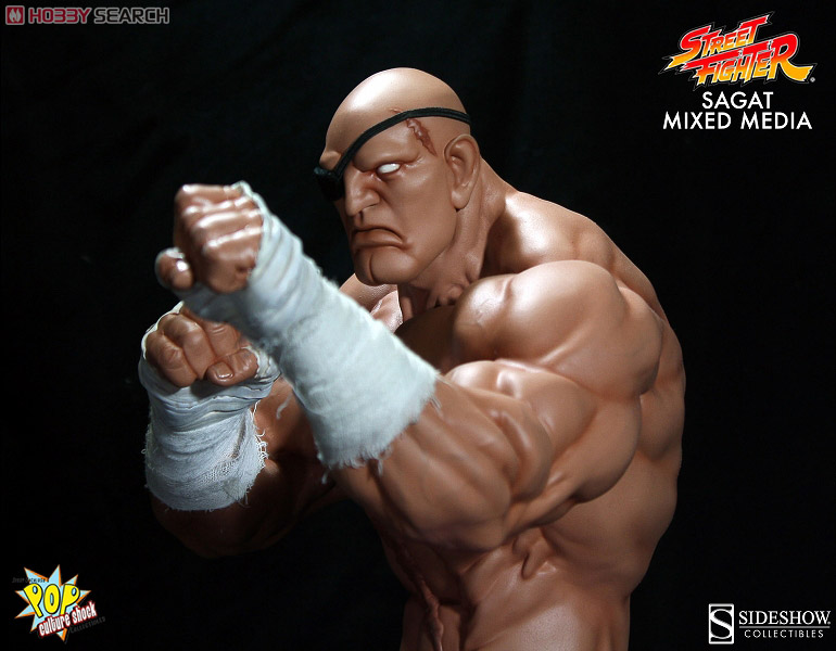 ストリートファイター/ ミックス・メディア 1/4 スタチュー: サガット