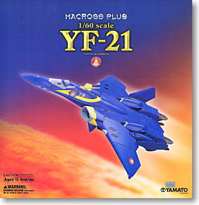 マクロスプラス 1/60 完全変形 YF-21 パッケージリニューアル版 (完成