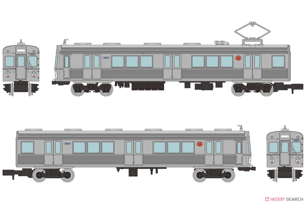 鉄道コレクション 東急電鉄7200系 東横線・非冷房車2両セット (2両