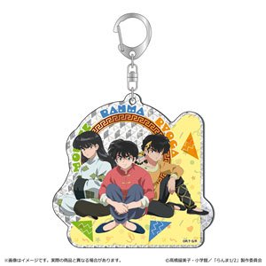 らんま1/2 SHINE アクリルキーホルダー/乱馬＆良牙＆ムース