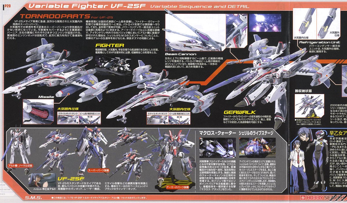 VF-25F トルネードメサイアバルキリー アルト機 (プラモデル) - ホビー