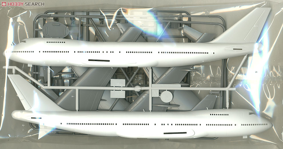 日本航空 ボーイング747-200 `旧塗装` (2機セット) (プラモデル