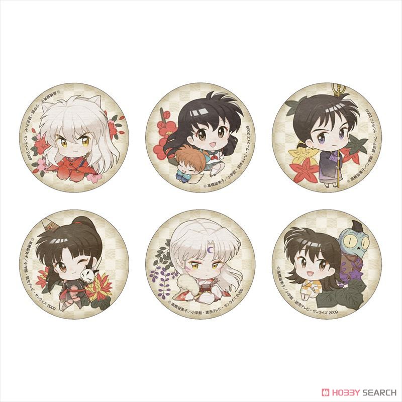 犬夜叉 犬夜叉 るみコレ キャラバッジコレクション 缶バッジ 殺生丸