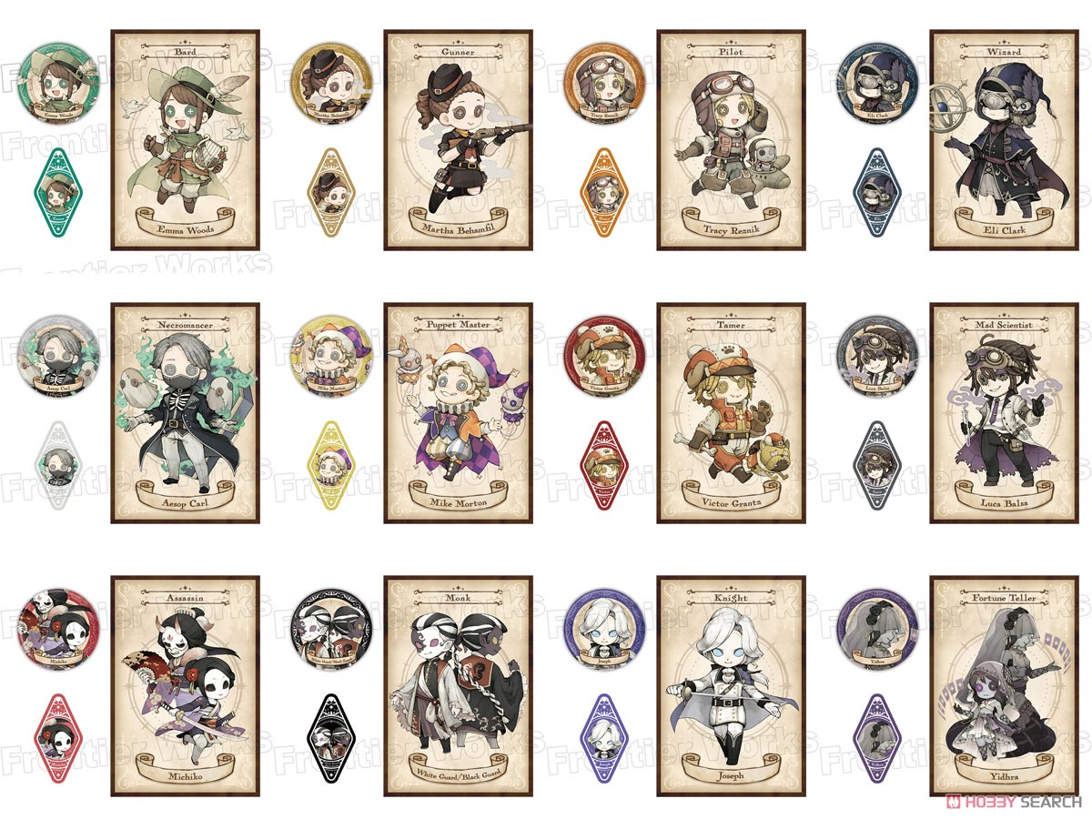 IdentityⅤ 写真家 クリアしおり アカデミーカフェ 2弾 IdentityⅤ