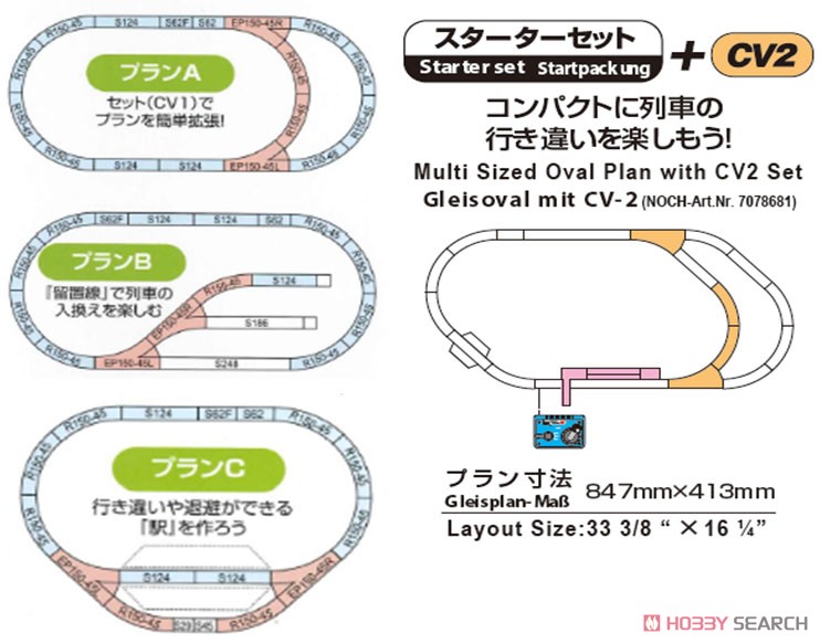 UNITRACK Compact [CV2] ユニトラックコンパクト 交換線電動ポイント