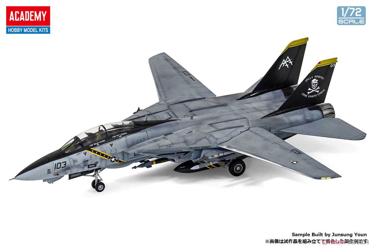 F-14B トムキャット `VF-103 ジョリーロジャース` (プラモデル
