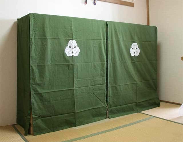 ゆたん 油箪 油単 桐たんすのカバー 三代続く桐たんす工房 桐の蔵