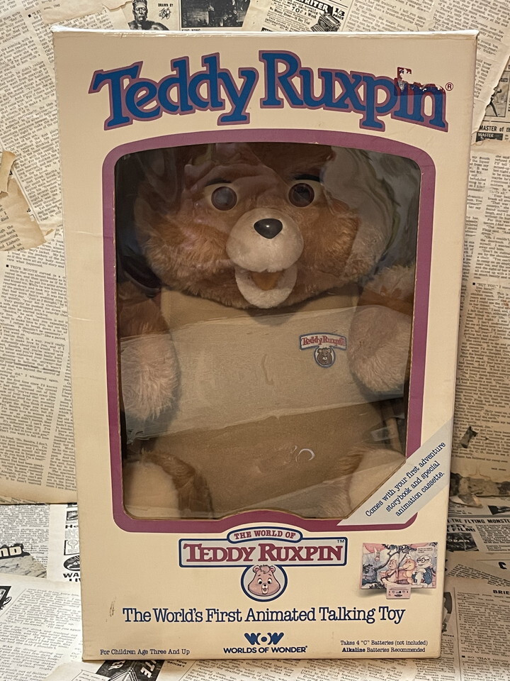 N*k様 テディラクスピン 本体、絵本2冊、カセットテープ2枚 昭和レ