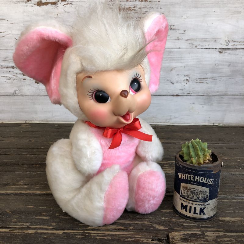 Vintage Rushton Happy Mouse Rubber Face Doll (S481) - 2000toys