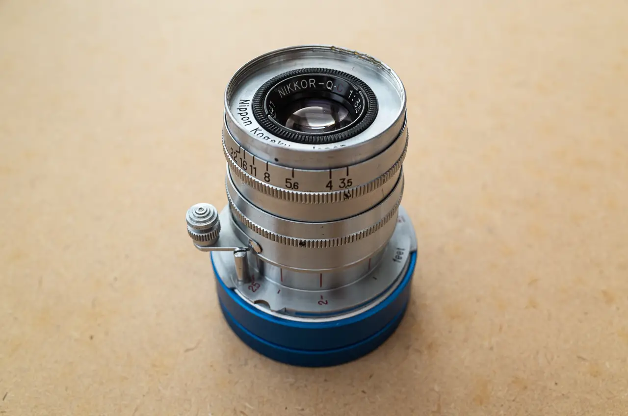 Nikon (Nippon Kogaku) Nikkor-Q.C 5cm f/3.5 Review -35mmc