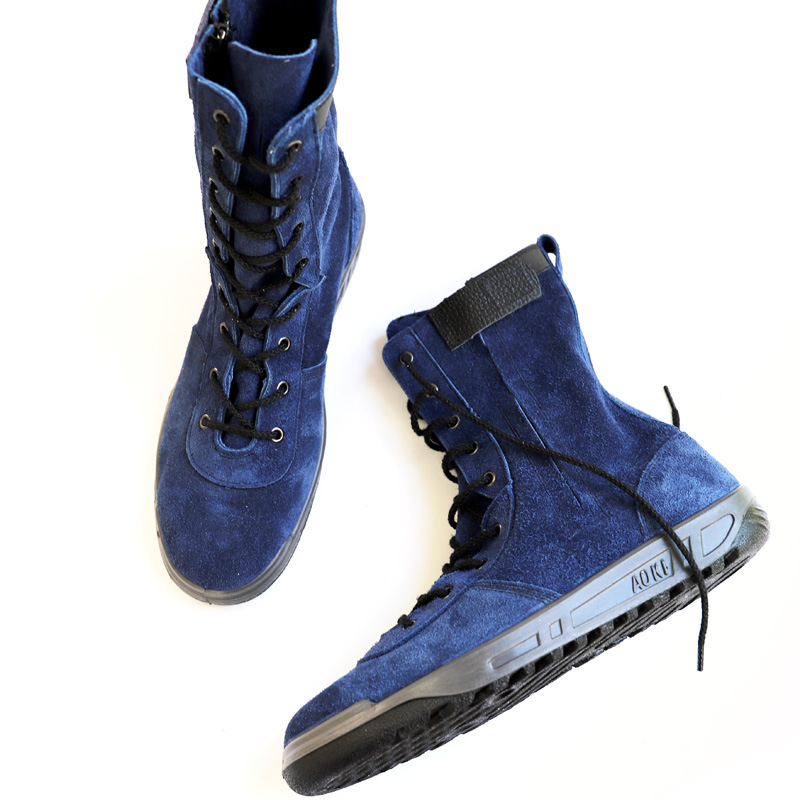 JIS】 青木安全靴 技 零式改 弐号 ネイビーブルー 商品詳細｜鳶服