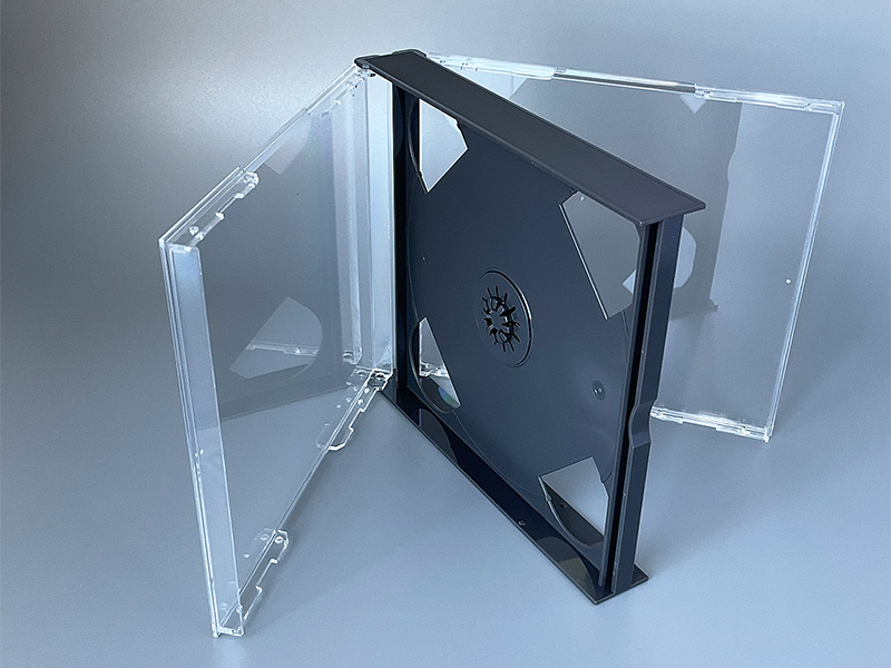 日本製24mm厚み4CDケース、4枚組用ケース / プラスチックケース卸販売