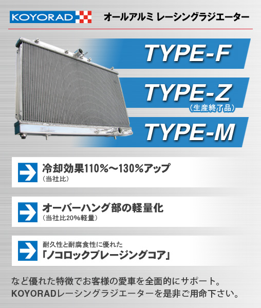 レーシング用ラジエーター｜株式会社コーヨーラド～ラジエーター等熱