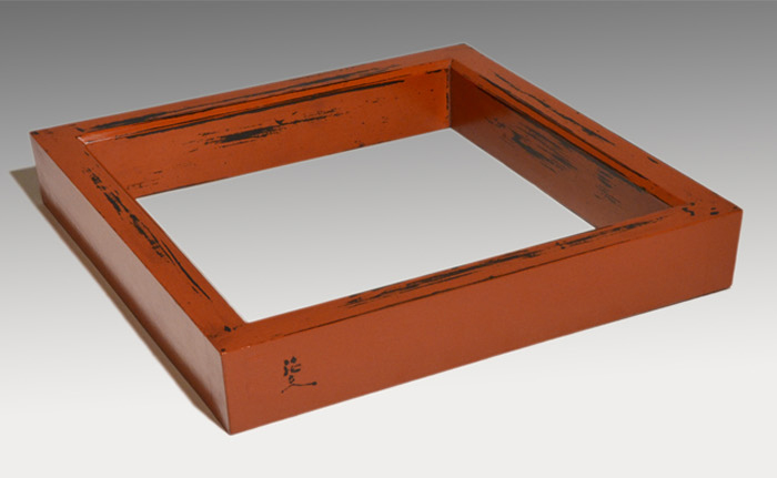 根来塗 炉縁 初代 村瀬治兵衛(作) 共箱 | 古美術ささき