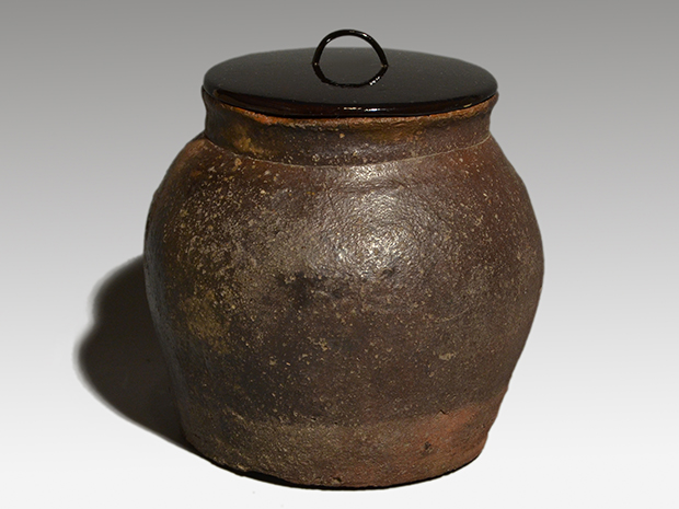 越前お歯黒壷 江戸時代 花器 水指にも | 古美術ささき