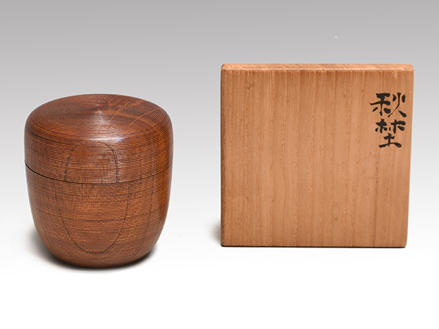 辻石斉 雲鶴若松 大棗 共箱 共布 PRODUCT | 塗師 辻石斎 辻石斉 雲鶴