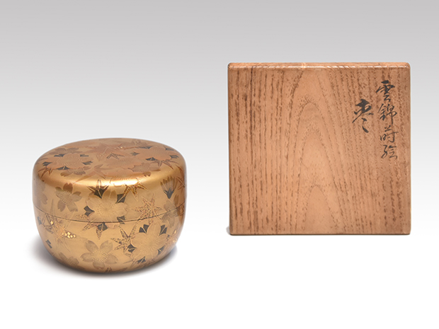 時代 雲金蒔絵 平棗 | 古美術ささき