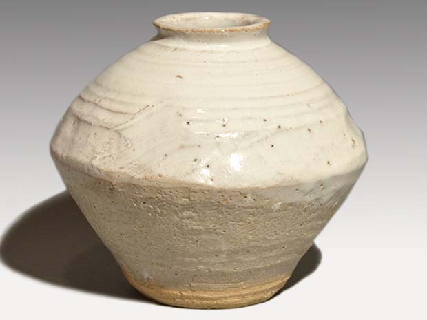 萩焼 壷 十代 三輪休雪(作) 共箱 | 古美術ささき