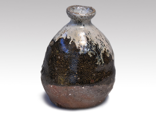 中川自然坊（造）朝鮮唐津徳利 共箱 | 古美術ささき