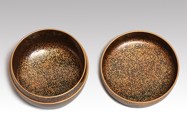 住吉蒔絵 内梨地 棗 輪島塗 曽又真山(作) 共箱 | 古美術ささき