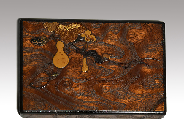 中古品】沈壽官 瓢茶入 瓢箪から駒（合わせ箱）USED〈税込•送料込〉午