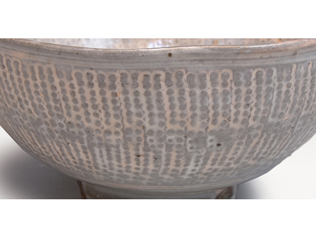 八代 吉向十三軒（造） 三島手茶碗 共箱 | 古美術ささき