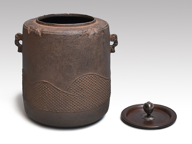 遠山釜 鵬雲斎好 十三代 宮﨑寒雉 共箱 鵬雲斎箱書 風炉用 | 古美術ささき