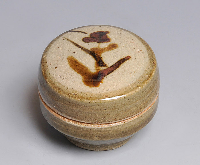 浜田庄司(作) きび文 合子 香合にも | 古美術ささき