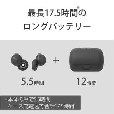 ソニー SONY 【アウトレット】LinkBuds フルワイヤレスイヤホン グレー