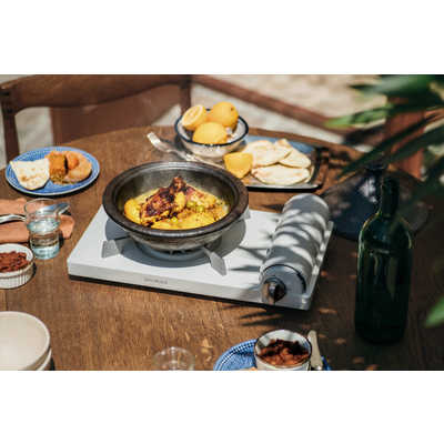 バルミューダ BALMUDA カセットコンロ BALMUDA ホワイト KGS01JP-WH の