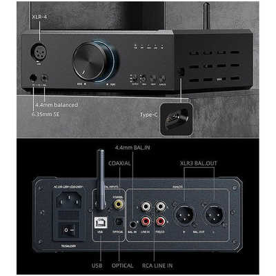 FIIO ヘッドホンアンプ K9 AKM [ ハイレゾ対応 / DAC機能対応