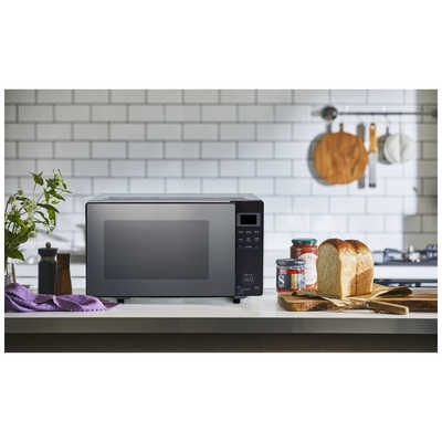 ORIGINALBASIC 電子レンジ 18L フラット ヘルツフリー ブラック OB