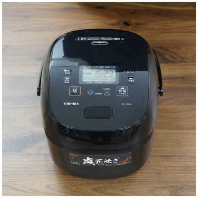 東芝 TOSHIBA 炊飯器 5.5合 炎匠炊き 真空IH グランブラック RC-10VRV