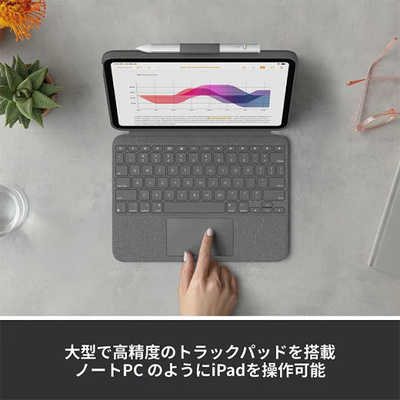 ロジクール COMBO TOUCH for iPad (10th gen) IK1059GRA の通販